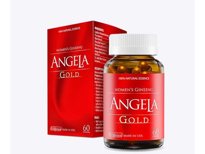 Angela Gold, Hỗ trợ làm đẹp da, chống lão hóa da, tăng cường sinh lý nữ