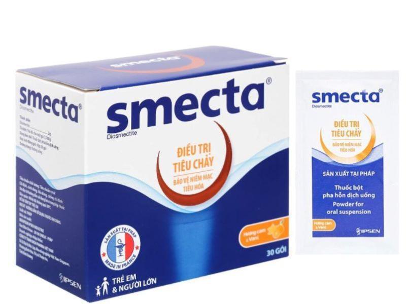 Bột pha hỗn dịch uống Smecta 3g trị các triệu chứng tiêu chảy cấp (30 gói x 3.76g)