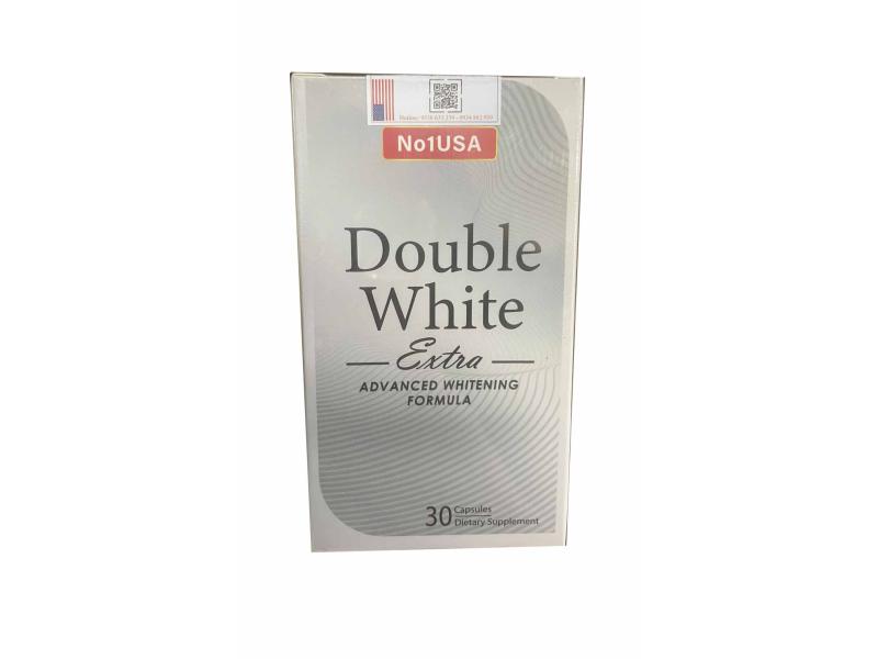DOUBLE WHITE EXTRA (Hộp 30 viên) - Viên Uống Giúp Dưỡng Trắng Da, Xóa Tan Vết Nám