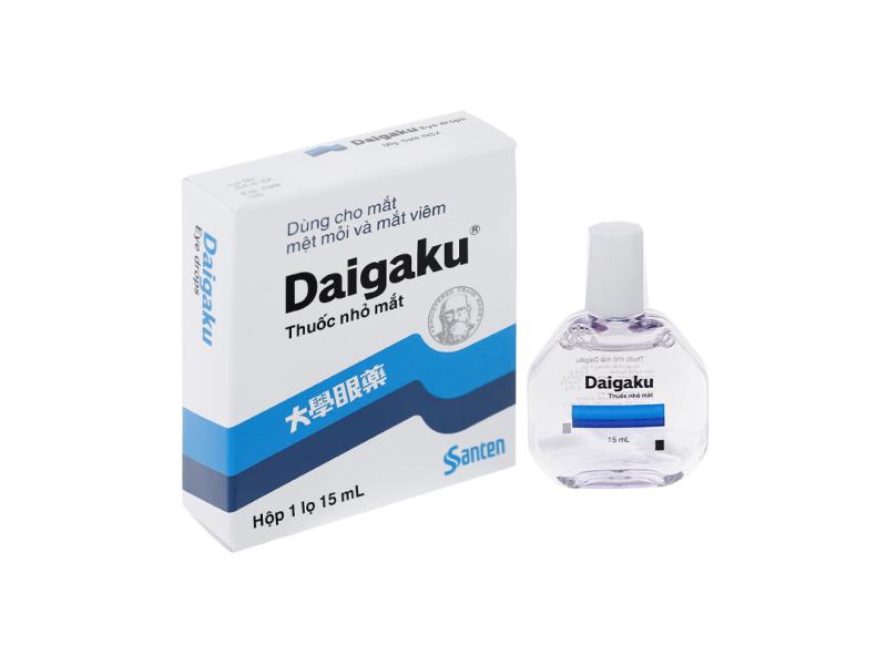 Dung dịch nhỏ mắt Daigaku trị mỏi mắt, sung huyết kết mạc lọ 15ml