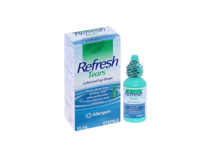 Dung dịch nhỏ mắt Refresh Tears 0.5% giảm kích ứng mắt, khô mắt lọ 15ml