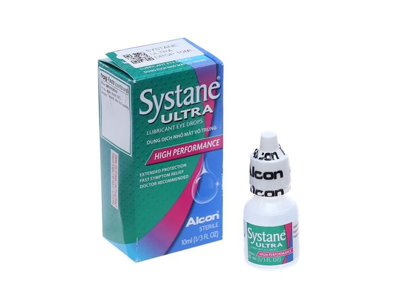 Dung dịch nhỏ mắt Systane Ultra giảm chứng rát và kích ứng do khô mắt lọ 10ml
