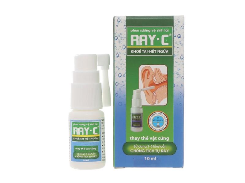 Dung dịch phun sương vệ sinh tai Ray-C, Chai 10ml