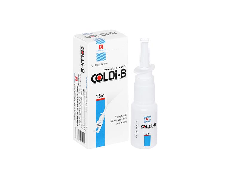 Dung dịch xịt mũi Coldi-B trị viêm xoang, viêm mũi chai 15ml