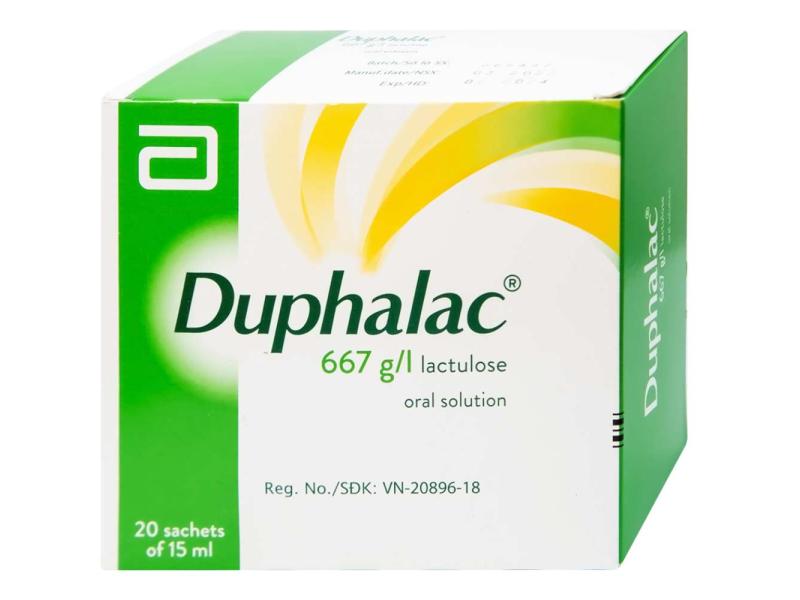 Duphalac (Lactulose) điều trị táo bón hiệu quả và tăng cường lợi khuẩn ruột (20 gói x 15ml)