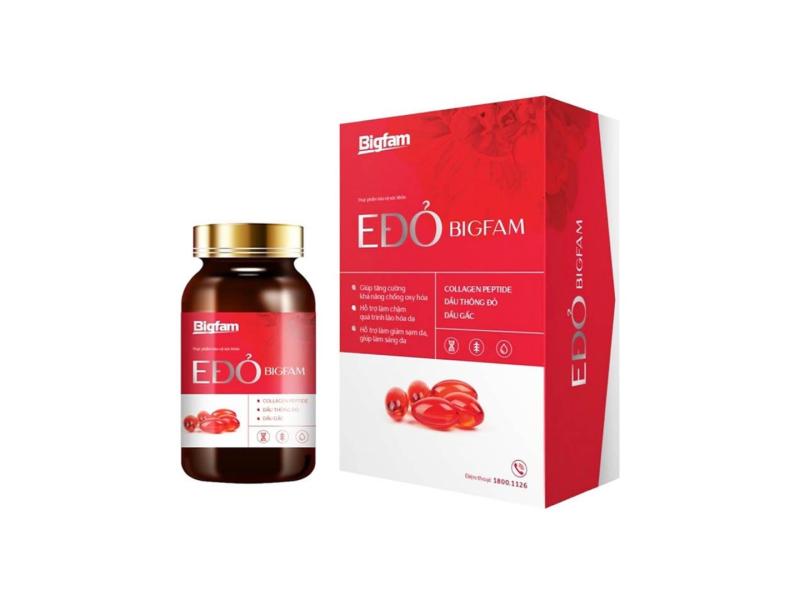 Vitamin E đỏ Bigfam - Làm chậm quá trình lão hóa da