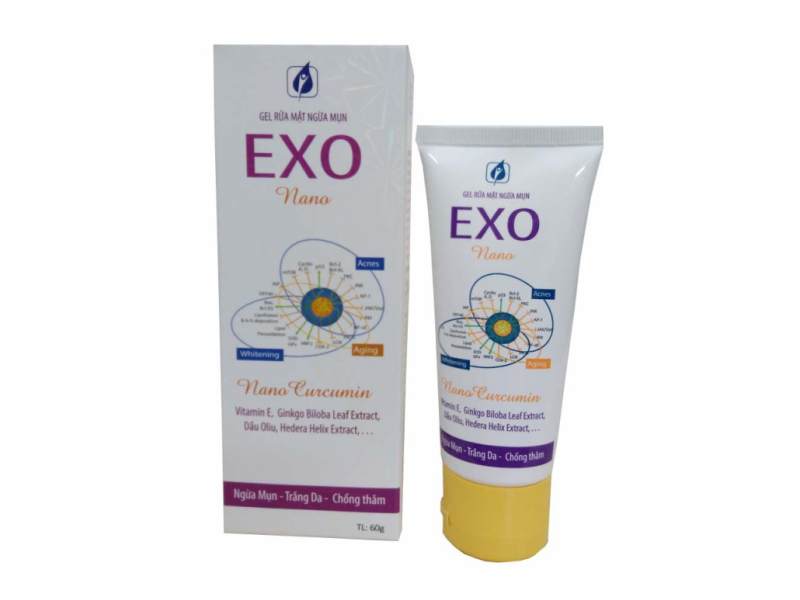 EXO NANO Gel rửa mặt: Làm sạch sâu và cân bằng độ pH da