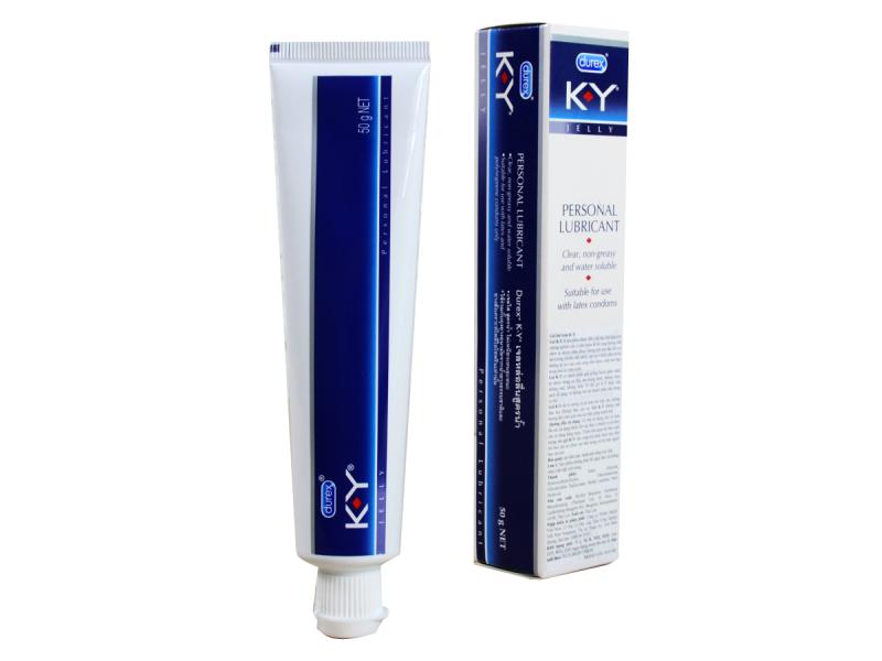 Gel bôi trơn Durex K-Y Jelly giảm triệu chứng khô âm đạo khi quan hệ (50g)