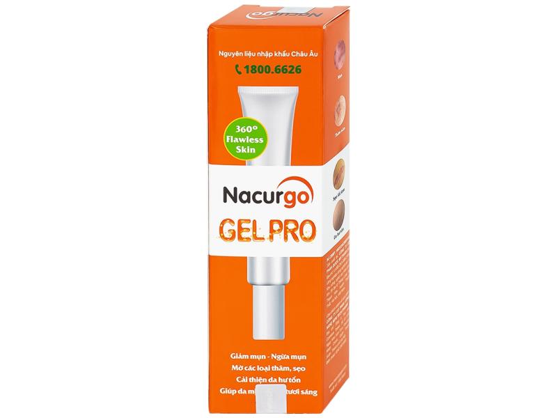 Gel Nacurgo Gelpro 20g làm giảm thâm sẹo