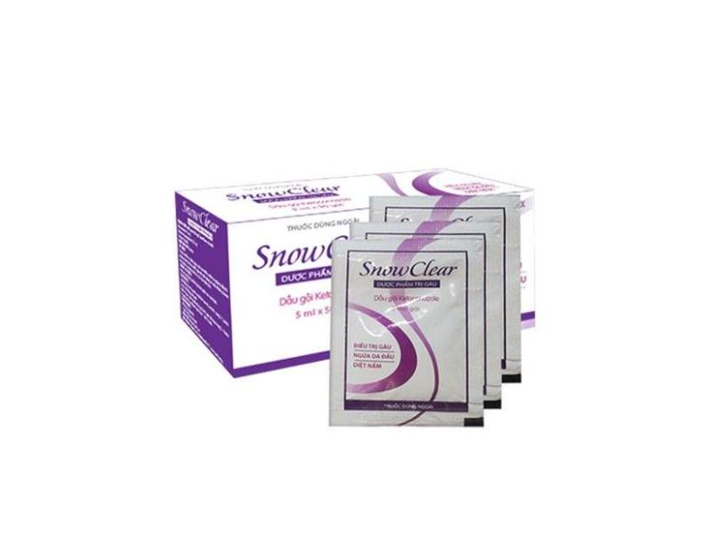 Hỗn dịch Snowclear Merap điều trị gàu, ngứa da đầu, diệt nấm (50 gói)