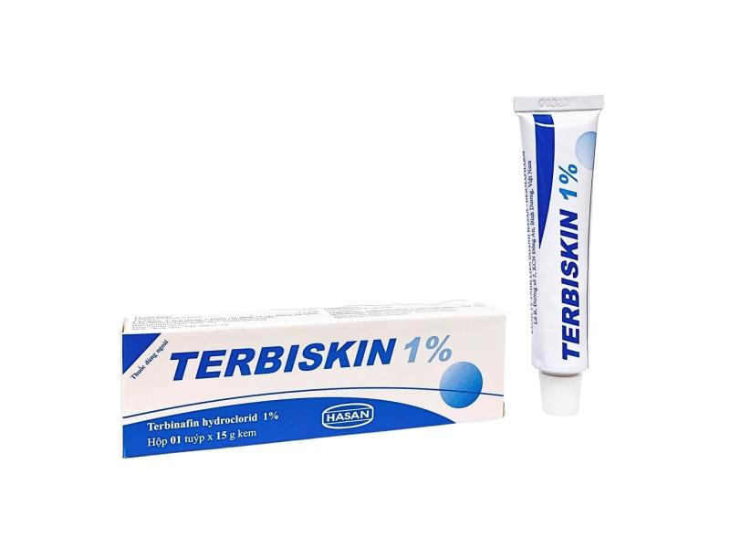 Kem bôi da Terbiskin 1% Hasan điều trị nhiễm nấm da, lang ben (15g)