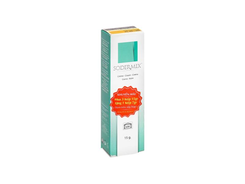 Kem Sodermix trị sẹo, viêm da cơ địa tuýp 15g