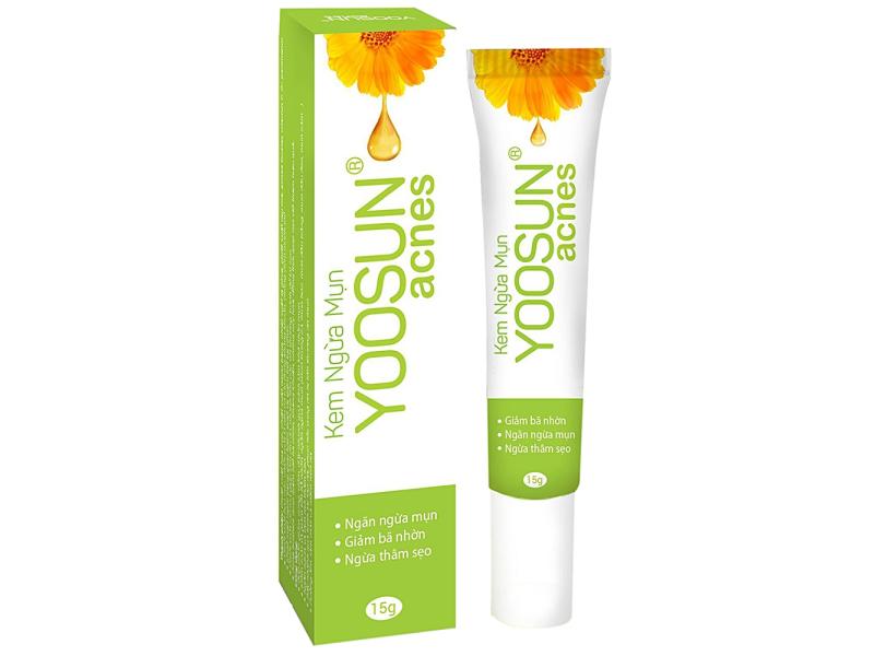 Kem Yoosun Acnes ngăn ngừa và làm giảm mụn, kiểm soát bã nhờn, làm mờ thâm sẹo (15g)