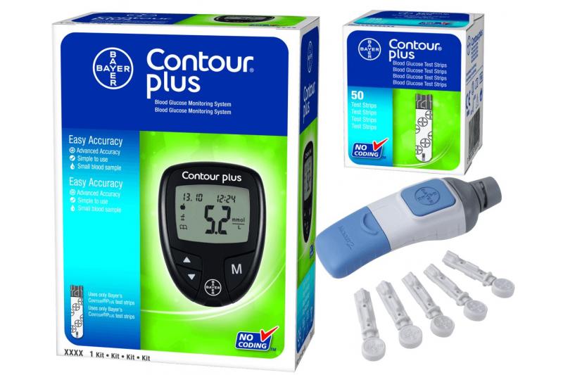 Máy đo đường huyết Bayer Contour Plus