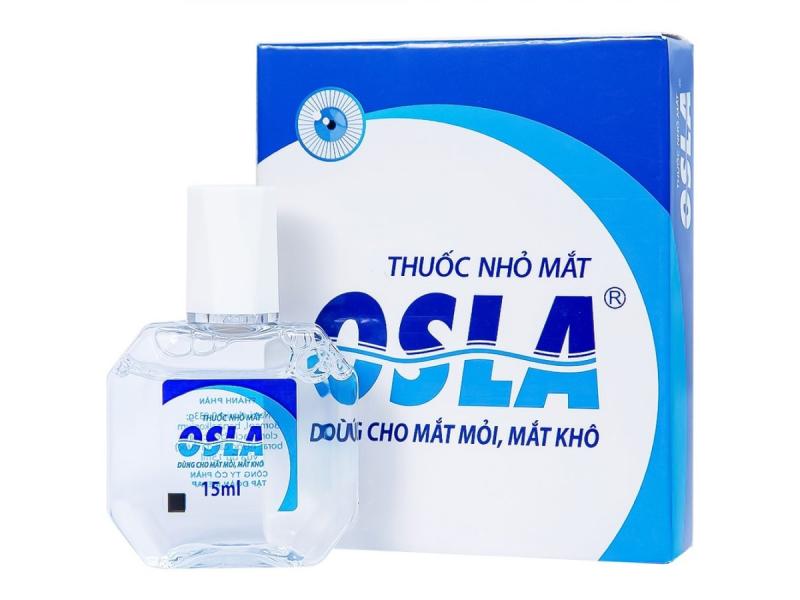 Thuốc nhỏ mắt Osla mỏi mắt, khô mắt, phòng ngừa các bệnh về mắt (chai 15ml)