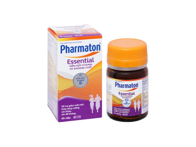 Pharmaton Essential bổ sung vitamin và khoáng chất chai 30 viên