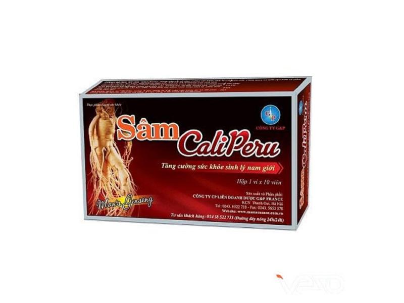 Sâm CaliNew G&P – Tăng cường sinh lý nam giới