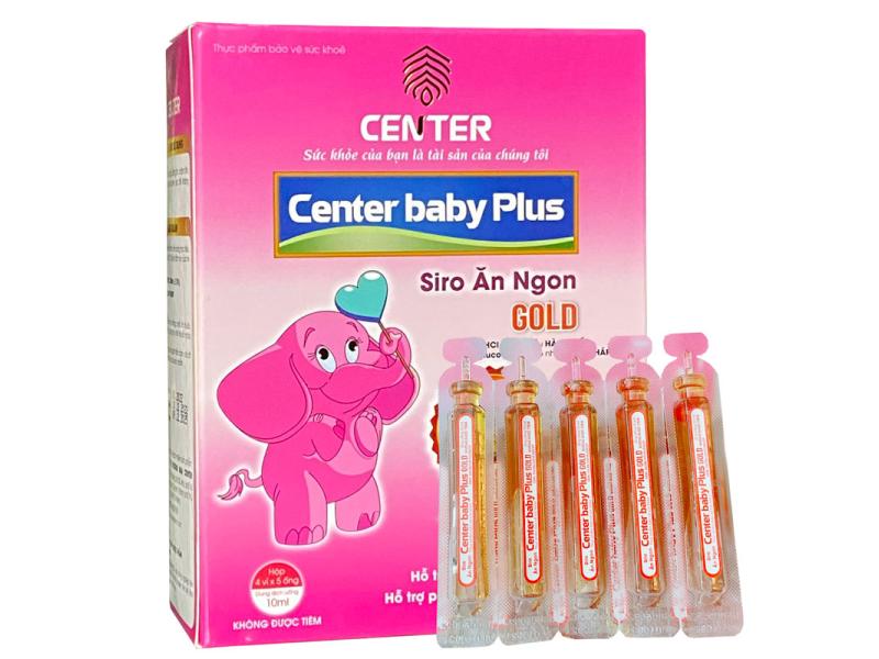 Siro Ăn Ngon Center Baby Plus Gold - Hỗ Trợ Bé Ăn Ngon, Tăng Cường Hấp Thu, Tiêu Hóa Tốt, Bổ Sung Lysine