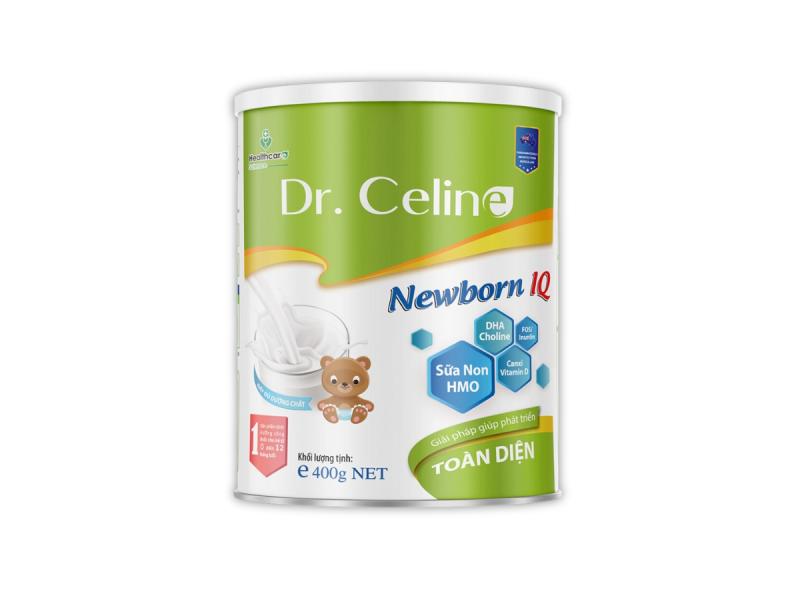 Sữa bột Dr.Celine Newborn IQ giúp tăng cường hệ miễn dịch cho trẻ từ 0 đến 12 tháng tuổi (400g)