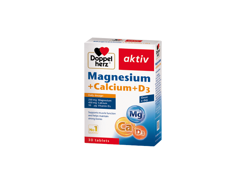 Thực phẩm bảo vệ sức khỏe Magnesium + Calcium + D3