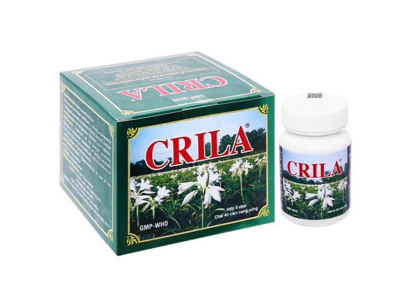 Thuốc Crila Thiên Dược điều trị phì đại lành tính tuyến tiền liệt, u xơ tử cung (4 chai x 40 viên)