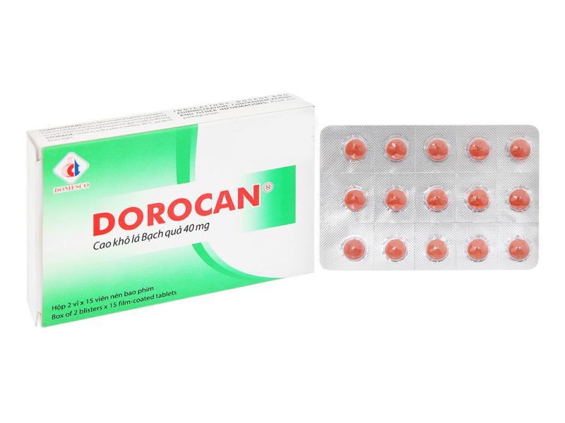 Thuốc Dorocan 40mg Domesco điều trị rối loạn chú ý và trí nhớ (2 vỉ x 15 viên)