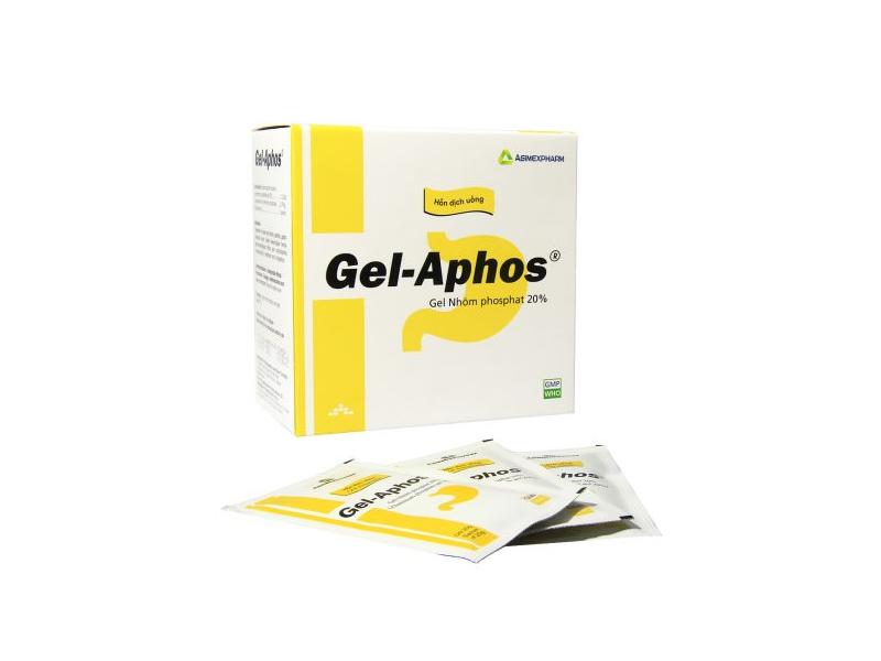 Thuốc Gel-Aphos Agimexpharm Điều Trị Viêm Loét Dạ Dày (20 Gói X 20G)
