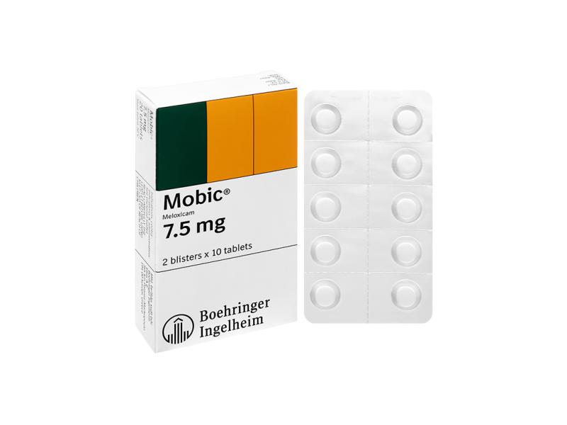 Thuốc Mobic 7.5mg Boehringer điều trị viêm xương khớp (2 vỉ x 10 viên)