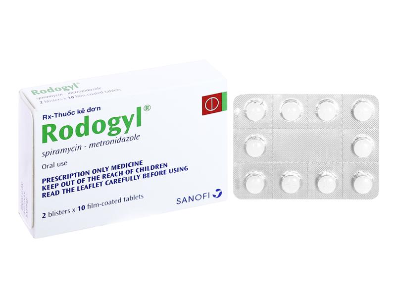 Thuốc Rodogyl Sanofi điều trị nhiễm khuẩn xoang hàm (2 vỉ x 10 viên)