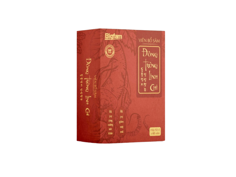 Viên bổ sâm Đông trùng linh chi 