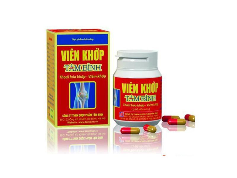 Viên khớp Tâm Bình hỗ trợ giảm các triệu chứng của thoái hóa khớp, viêm khớp (60 viên)