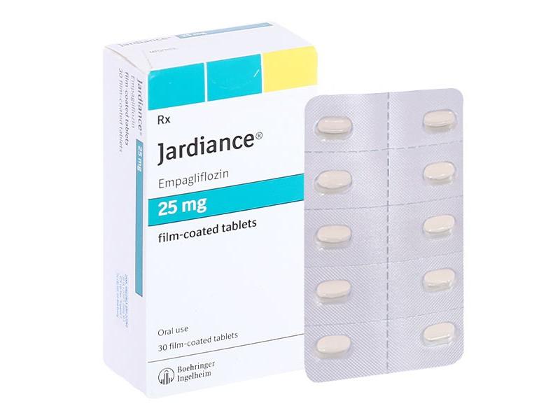 Viên nén Jardiance 25mg Boehringer điều trị đái tháo đường tuýp 2 (3 vỉ x 10 viên)