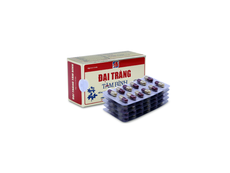 Viên uống Đại Tràng Tâm Bình hỗ trợ giảm các triệu chứng của viêm đại tràng cấp và mãn tính (5 vỉ x 12 viên)