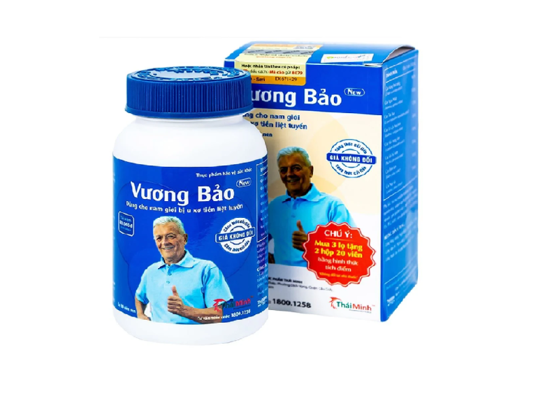 Viên uống Vương Bảo Thái Minh dùng cho nam giới bị u xơ tiền liệt tuyến (80 viên)